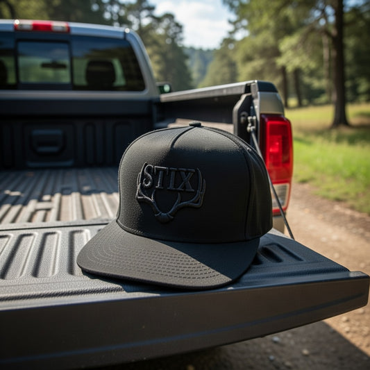Black Stix Horn Hat
