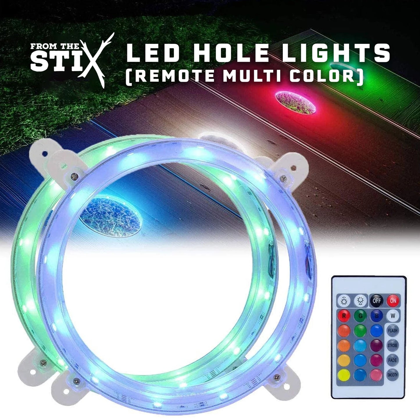 Cornhole Hole Lights (LED Set)