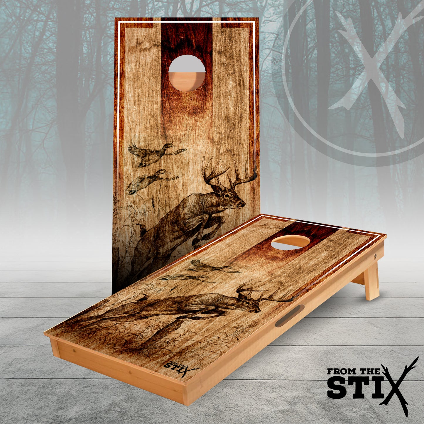 Buck & Duck Cornhole Set