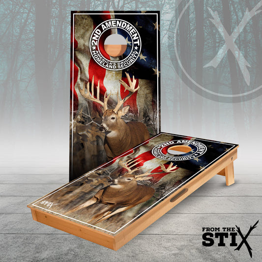 The 2nd Amendment Cornhole Set