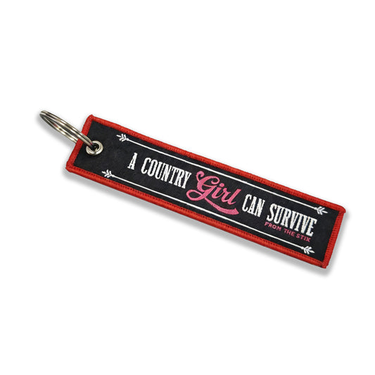 Country Girl Key Tag