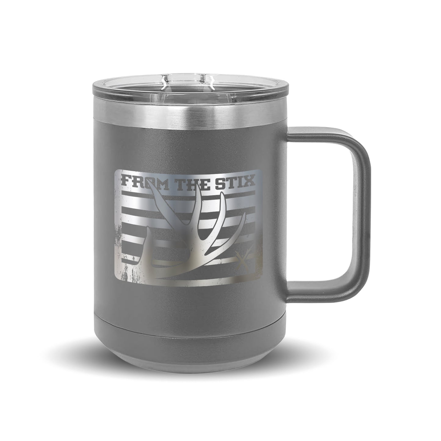 15oz Insulated Coffee Mug with Slider Lid