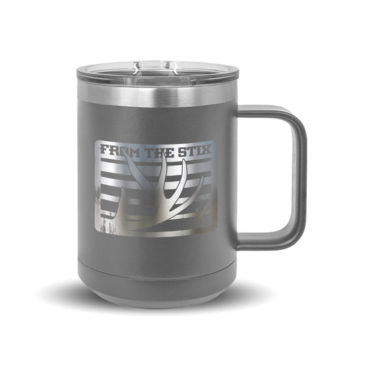 15oz Insulated Coffee Mug with Slider Lid