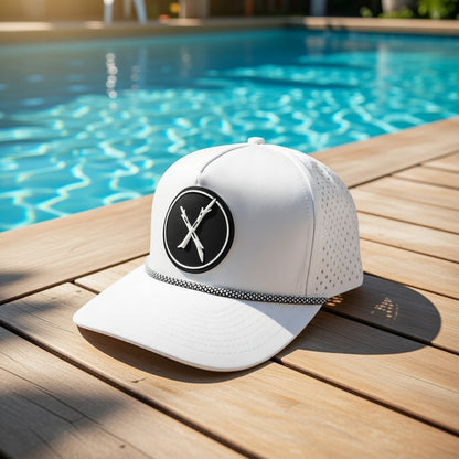 X White Rope PVC Hat