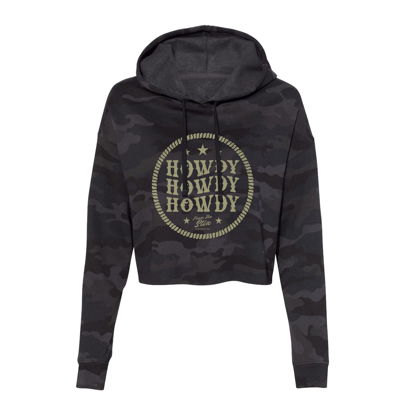 Howdy Women’s Lightweight Cropped Hoodie