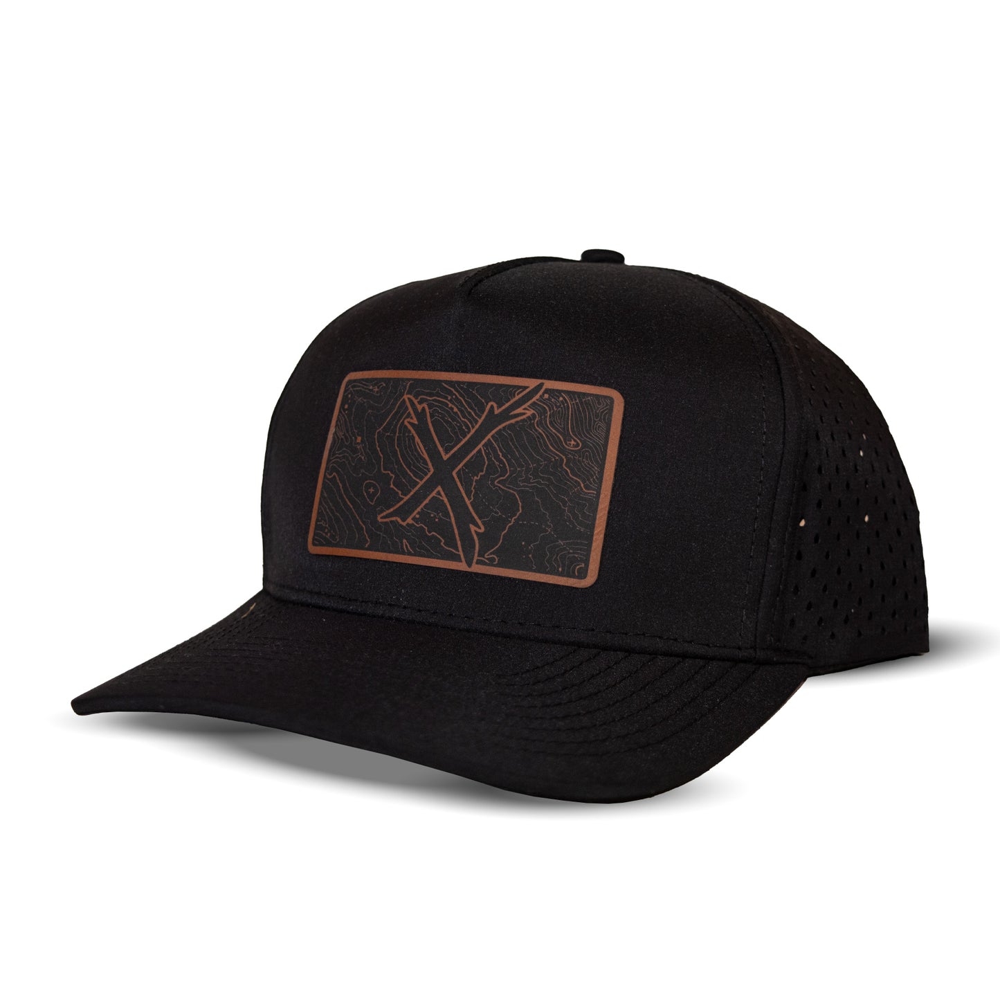 Elevation Lines Leather Hat