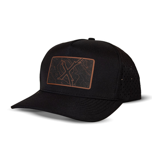 Elevation Lines Leather Hat